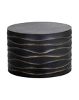 Corey Concrete Outdoor Round Coffee Table - LOOMLAN - SUNPAN - Outdoor Coffee Tables