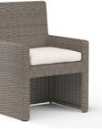 Coronado Sunbrella Outdoor Dining Chair 2PC - LOOMLAN - Sunset West - Outdoor Dining Chairs
