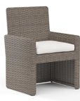 Coronado Sunbrella Outdoor Dining Chair 2PC - LOOMLAN - Sunset West - Outdoor Dining Chairs