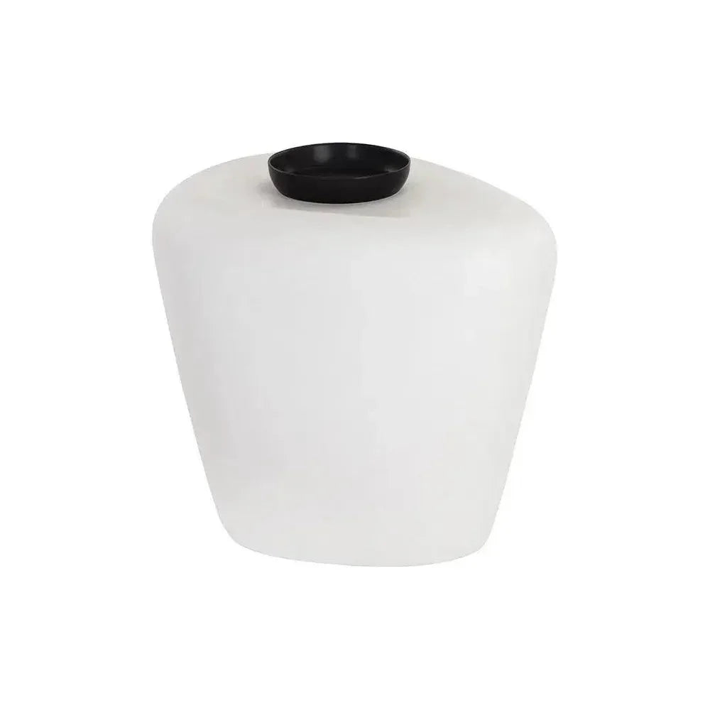 SUNPAN Corvo Concrete Outdoor Geometric Side Table