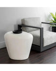 SUNPAN Corvo Concrete Outdoor Geometric Side Table