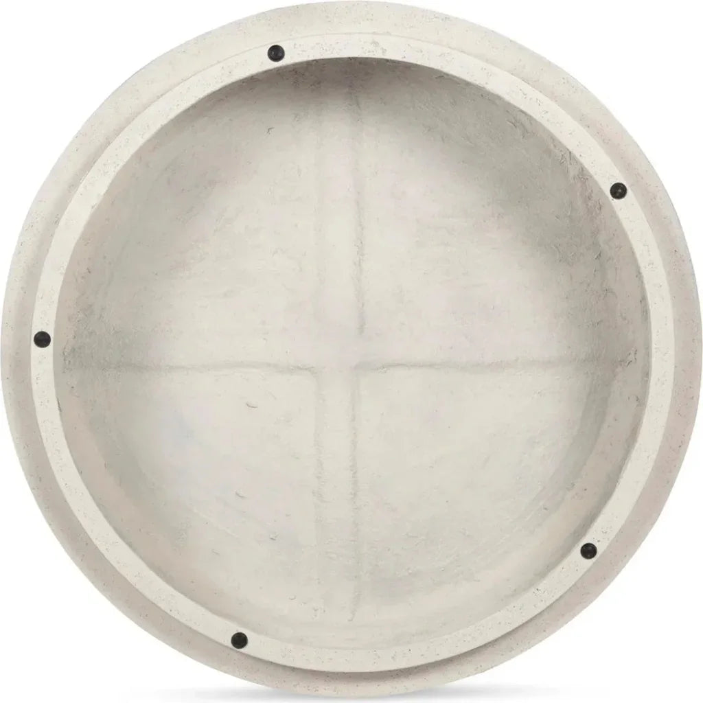Cosmo Concrete Outdoor Round Coffee Table - LOOMLAN - Moe&#39;s Home - Outdoor Coffee Tables