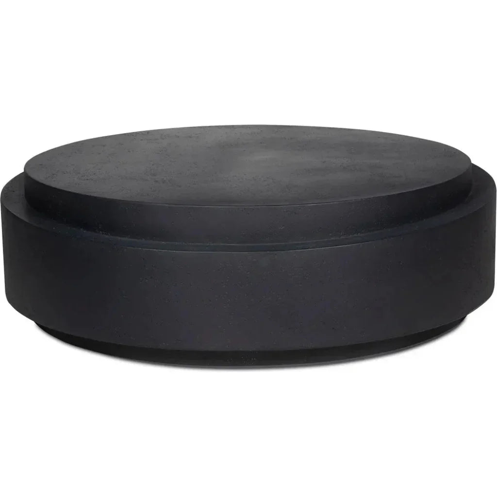 Cosmo Concrete Outdoor Round Coffee Table - LOOMLAN - Moe's Home - Outdoor Coffee Tables