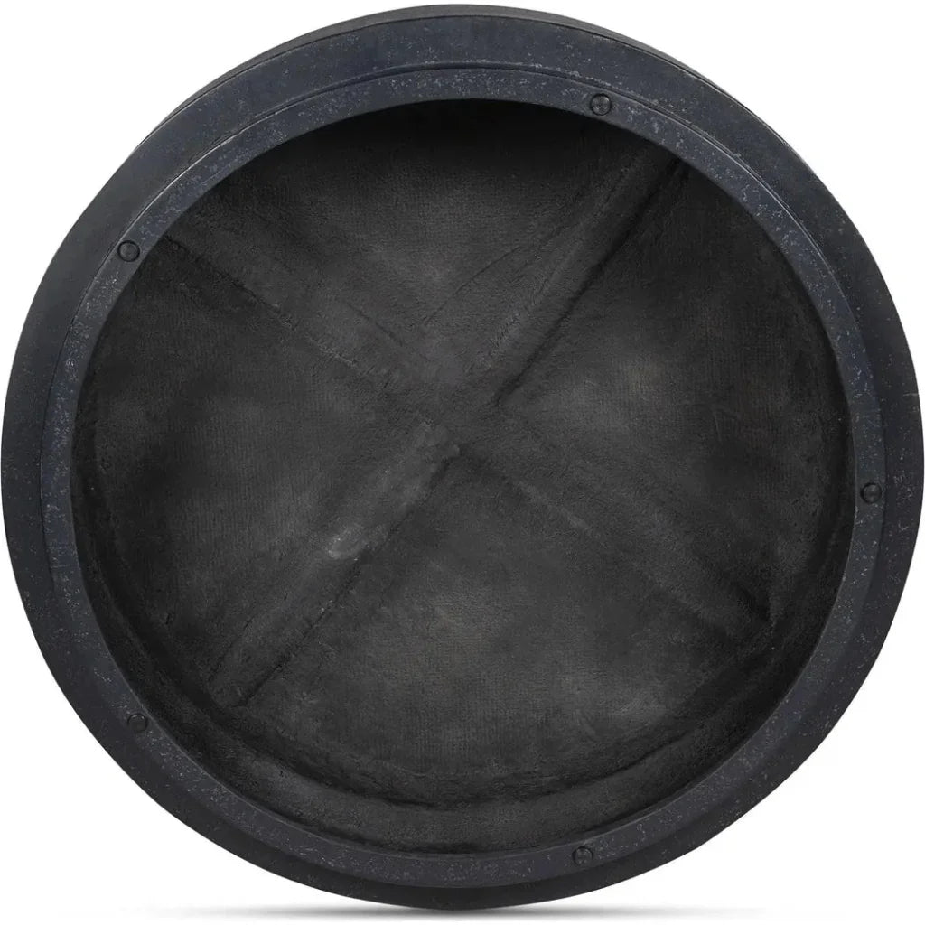 Cosmo Concrete Outdoor Round Coffee Table - LOOMLAN - Moe's Home - Outdoor Coffee Tables