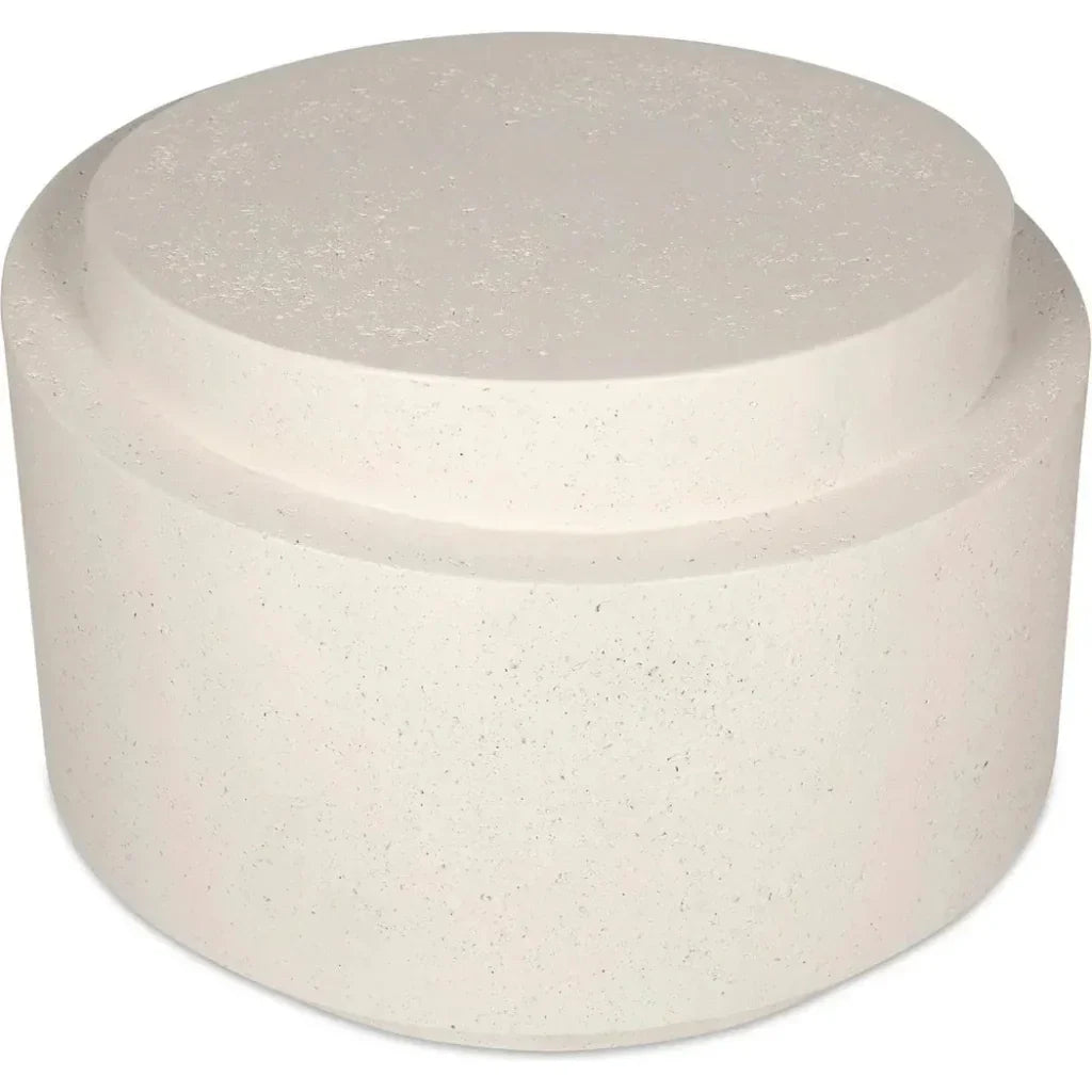 Cosmo Concrete &amp; Stone Outdoor Round Accent Table - LOOMLAN - Moe&#39;s Home - Outdoor Side Tables
