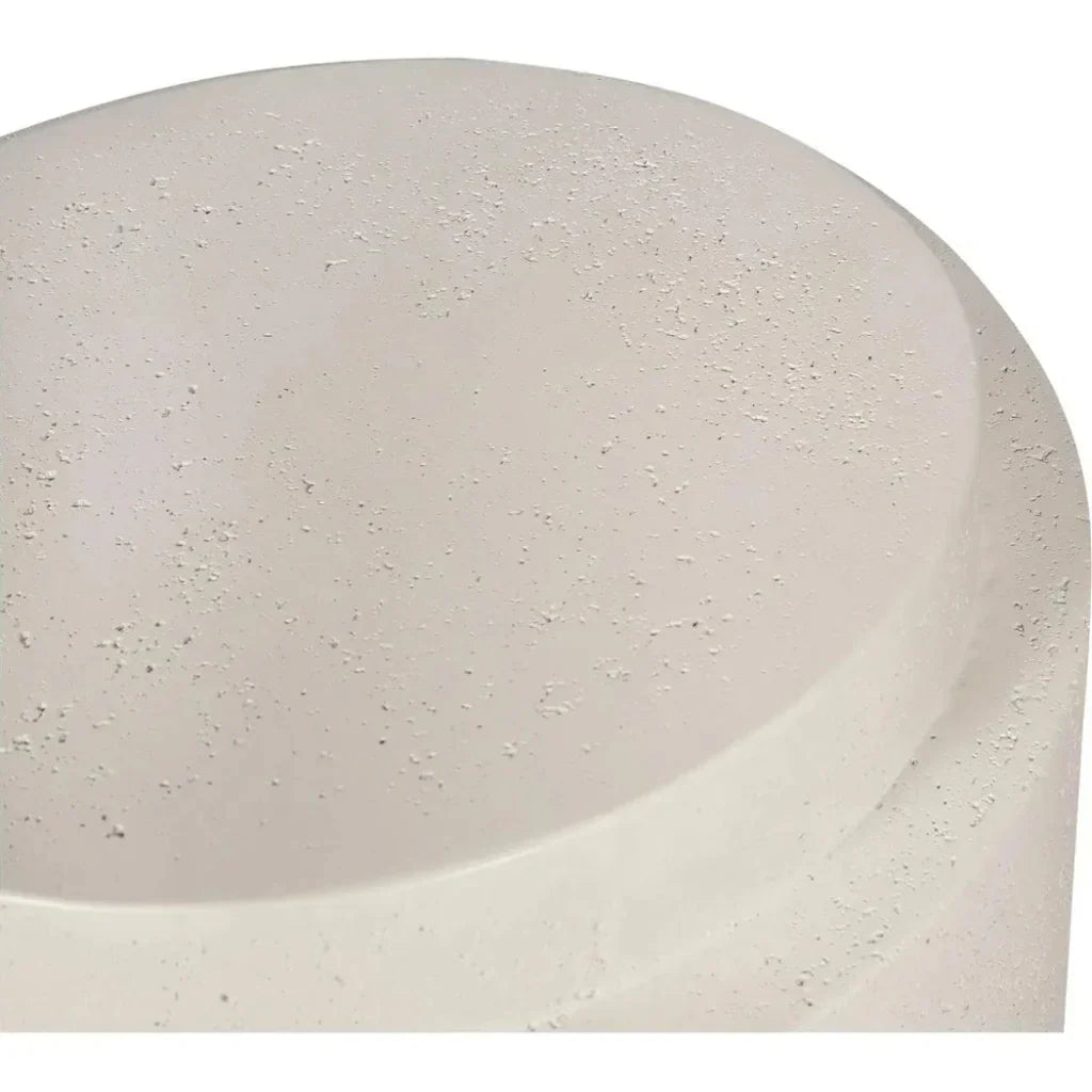 Cosmo Concrete &amp; Stone Outdoor Round Accent Table - LOOMLAN - Moe&#39;s Home - Outdoor Side Tables