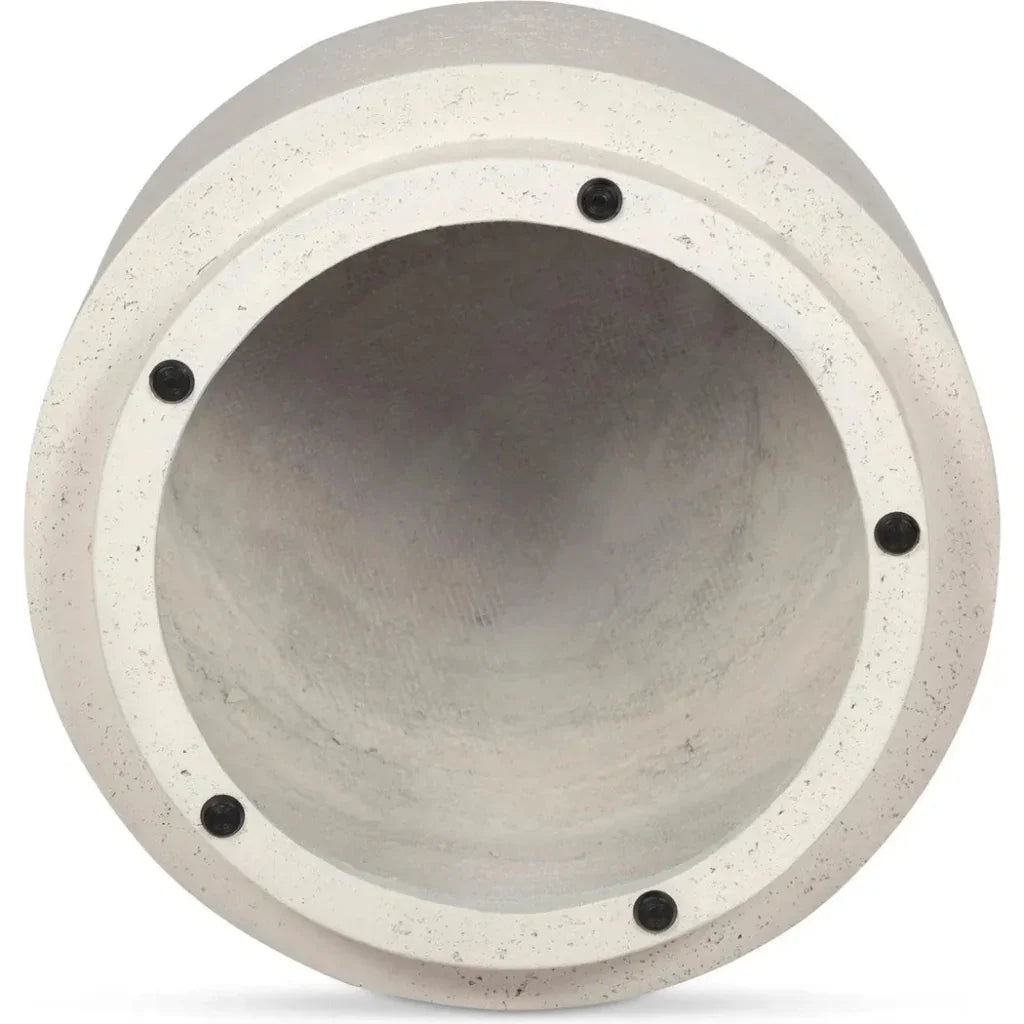 Cosmo Concrete &amp; Stone Outdoor Round Accent Table - LOOMLAN - Moe&#39;s Home - Outdoor Side Tables