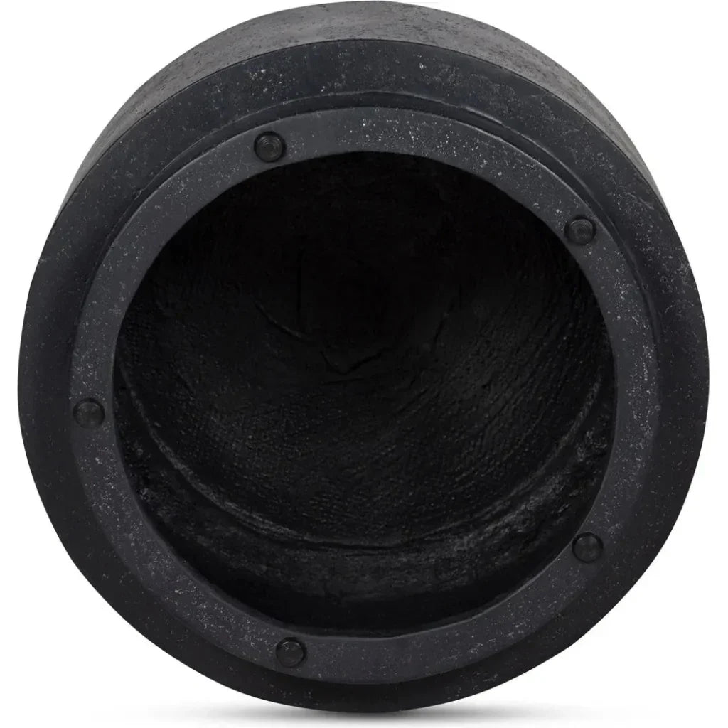 Cosmo Concrete &amp; Stone Outdoor Round Accent Table - LOOMLAN - Moe&#39;s Home - Outdoor Side Tables