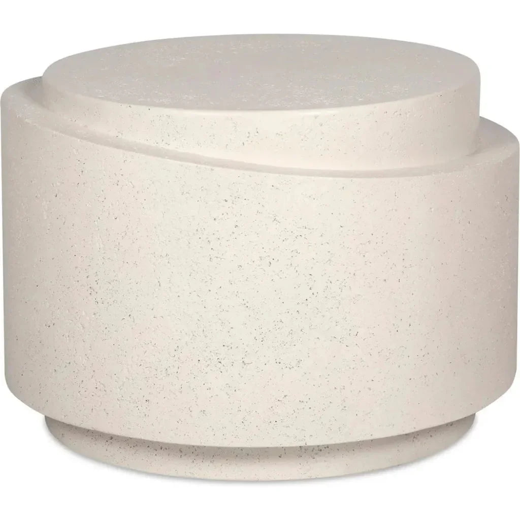 Cosmo Concrete &amp; Stone Outdoor Round Accent Table - LOOMLAN - Moe&#39;s Home - Outdoor Side Tables