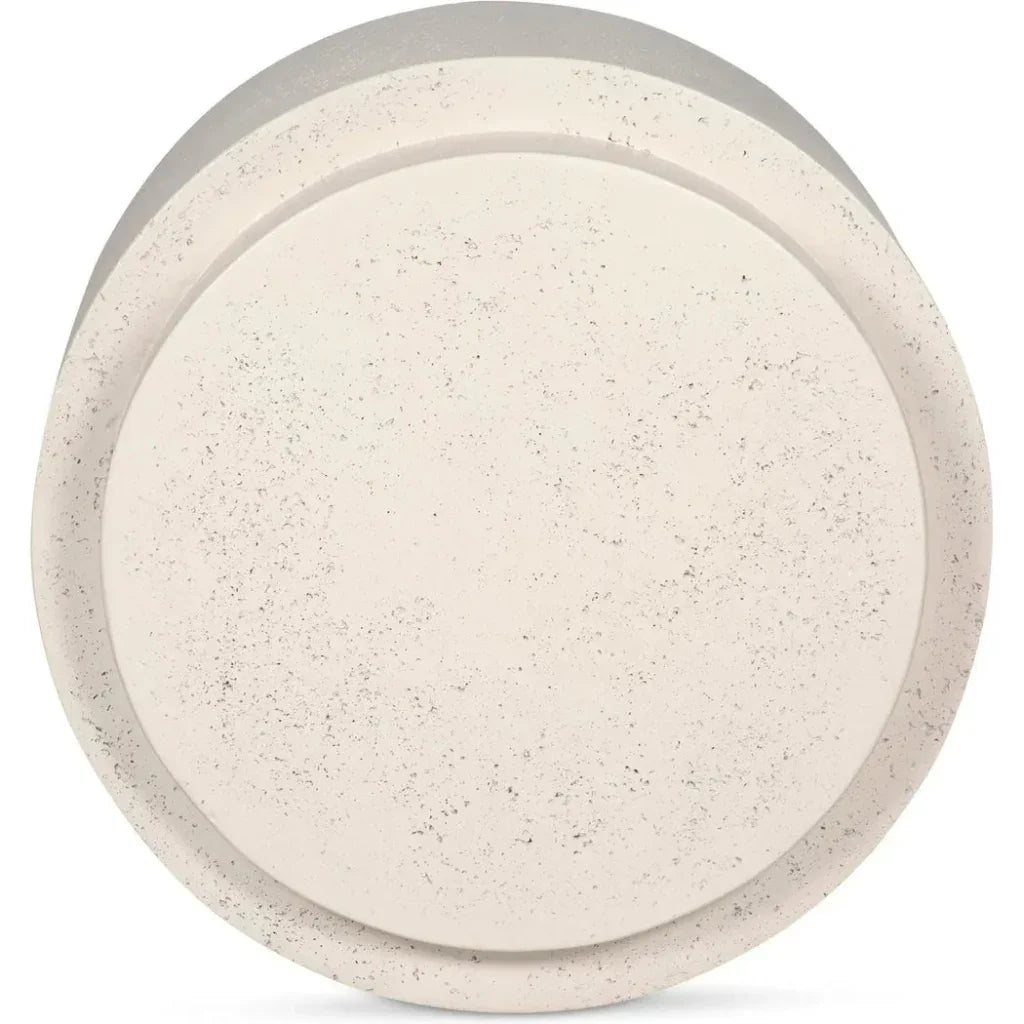 Cosmo Concrete &amp; Stone Outdoor Round Accent Table - LOOMLAN - Moe&#39;s Home - Outdoor Side Tables