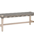 Costa Outdoor Bench Teak Wood Performance Rope - LOOMLAN - Essentials For Living - Outdoor Benches