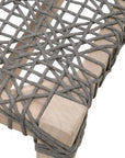 Costa Outdoor Bench Teak Wood Performance Rope - LOOMLAN - Essentials For Living - Outdoor Benches