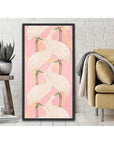 LOOMLAN Crane Dance Two Step Artwork d Canvas Floating
