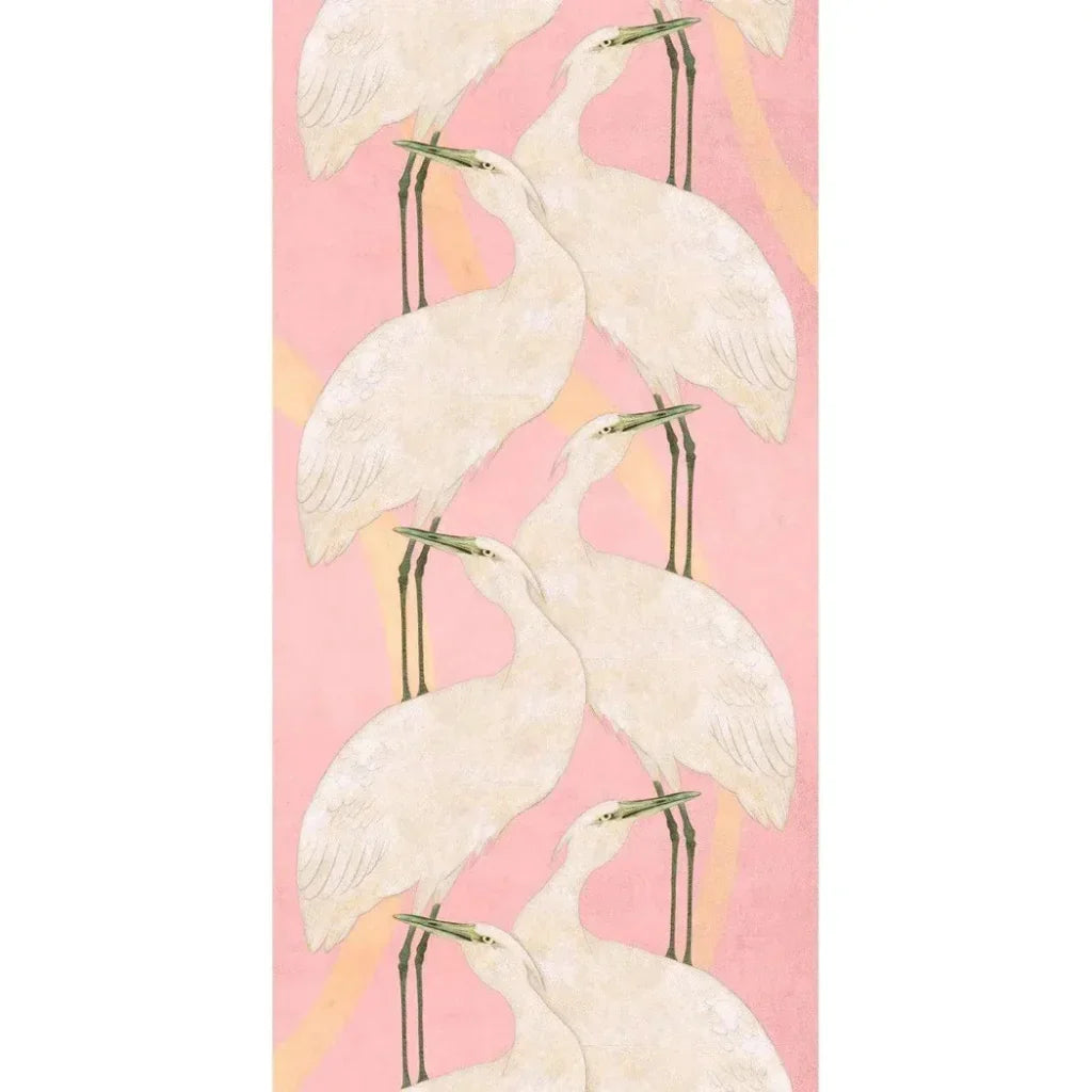 LOOMLAN Crane Dance Two Step Artwork d Canvas Floating