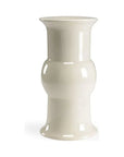 Cream Glazed Porcelain Outdoor Garden Stool - LOOMLAN - Chelsea House - Poufs and Stools