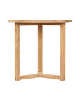 Cross Legs Nesting Teak Patio Side Table - LOOMLAN - HiTeak - Outdoor Side Tables
