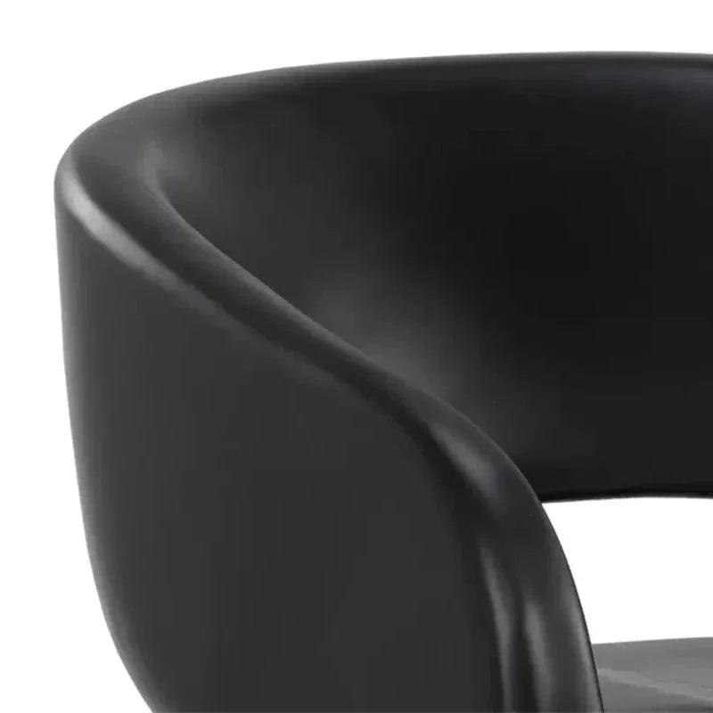 Cura Concrete Black Outdoor Lounge Chair - LOOMLAN - SUNPAN - Outdoor Lounge Chairs