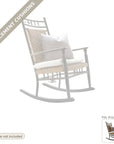 Cushions: Replacement Cushions For Low Country Porch Rocker - Commercial Grade