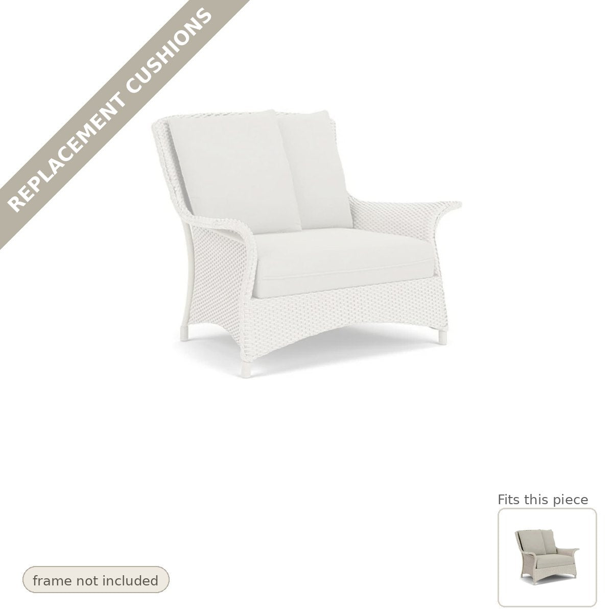 Cushions: Replacement Cushions For Mandalay Outdoor Chair &amp; Half