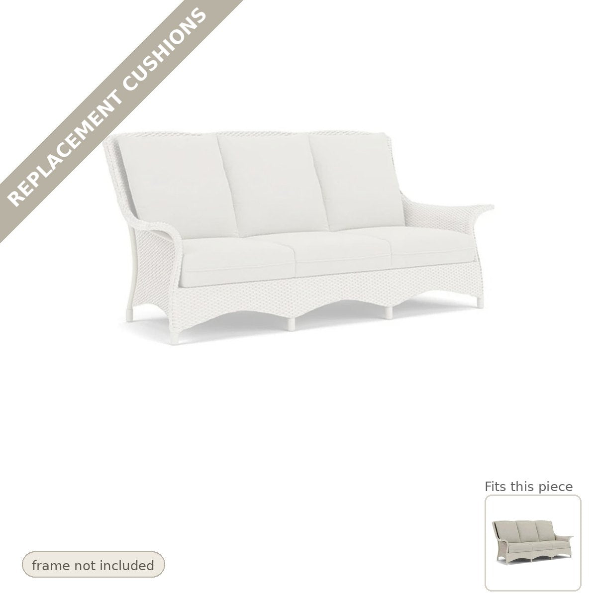 Cushions: Replacement Cushions For Mandalay Outdoor Couch - Commercial Grade