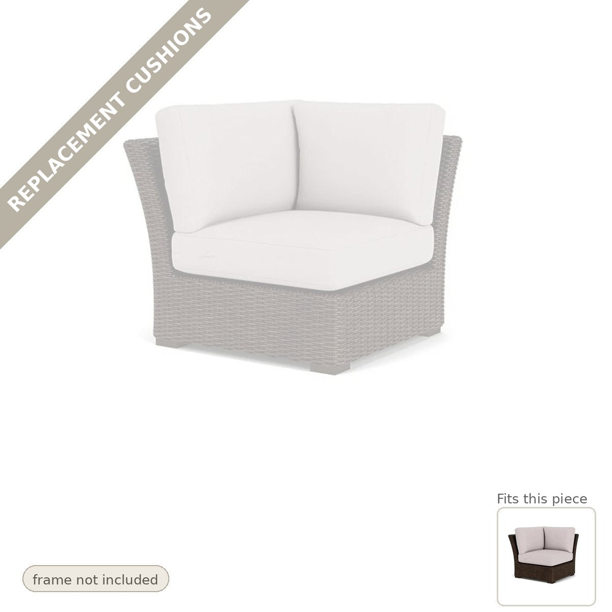 Cushions: Replacement Cushions For Mesa Outdoor Corner Sectional - Commercial Grade