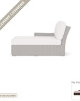 Cushions: Replacement Cushions For Mesa Outdoor Right Arm Chaise - Commercial Grade