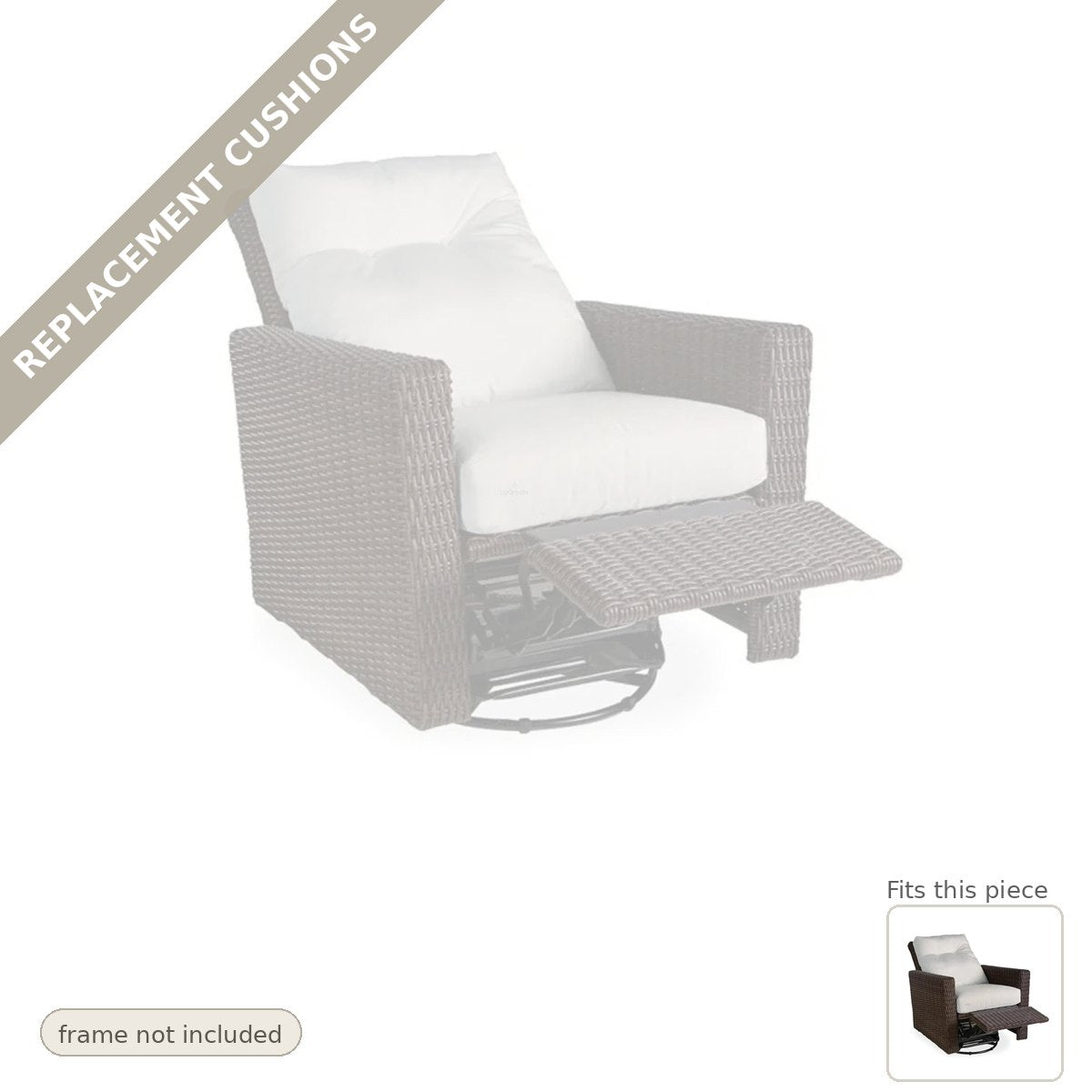 Cushions: Replacement Cushion For Mesa Outdoor Recliner - Commercial Grade