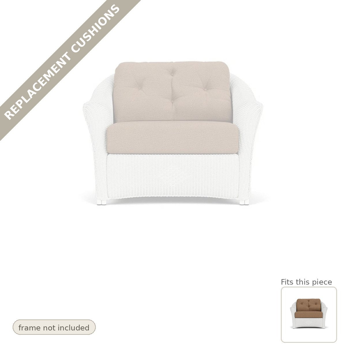 Cushions: Reflections Replacement Cushions for Chair &amp; Half
