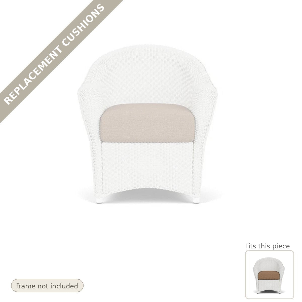 Cushions: Reflections Replacement Cushions for Dining Chair - Commercial Grade