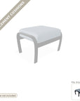 Cushions: Belle Isle Durable & able Cushion Ottoman Replacement Cushion Set (cushions only)