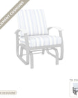 Cushions: Belle Isle Deep Seat Cushion Single-Seat Glider Replacement Cushion Set (cushions only)