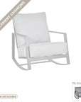Cushions: Castelle Prism Lounge Outdoor Rocking Chair Replacement Cushion Set (cushions only)