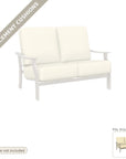 Cushions: St. Catherine Deep Cushion Two-Seat Loveseat Replacement Cushion Set (cushions only)
