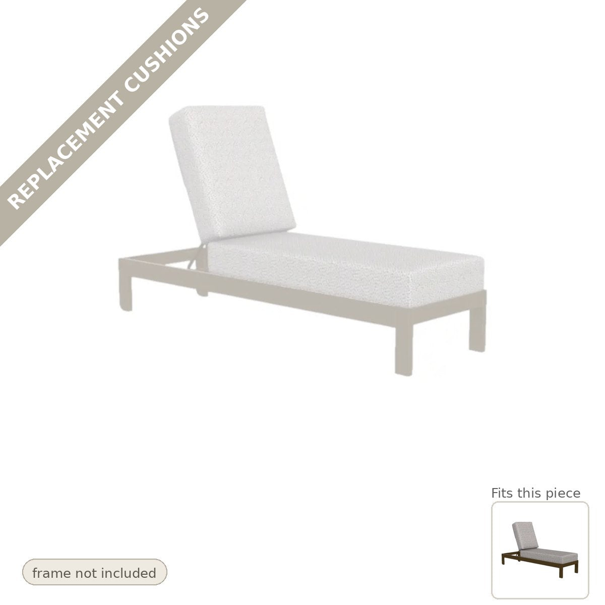 Cushions: Leeward Deep Seat Three-Position Chaise Replacement Cushion Set (cushions only)