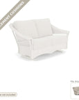 Cushions: Replacement Cushions for Nantucket Loveseat Glider - Commercial Grade