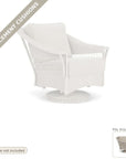 Cushions: Replacement Cushion for Nantucket Swivel Chair - Commercial Grade