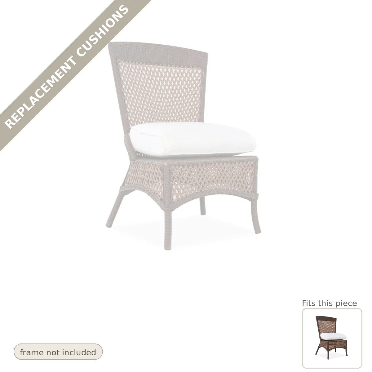 Cushions: Replacement Cushions for Grand Traverse Dining Chair - Commercial Grade