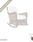 Cushions: Replacement Cushion Grand Traverse Lounge Rocker Chair - Commercial Grade