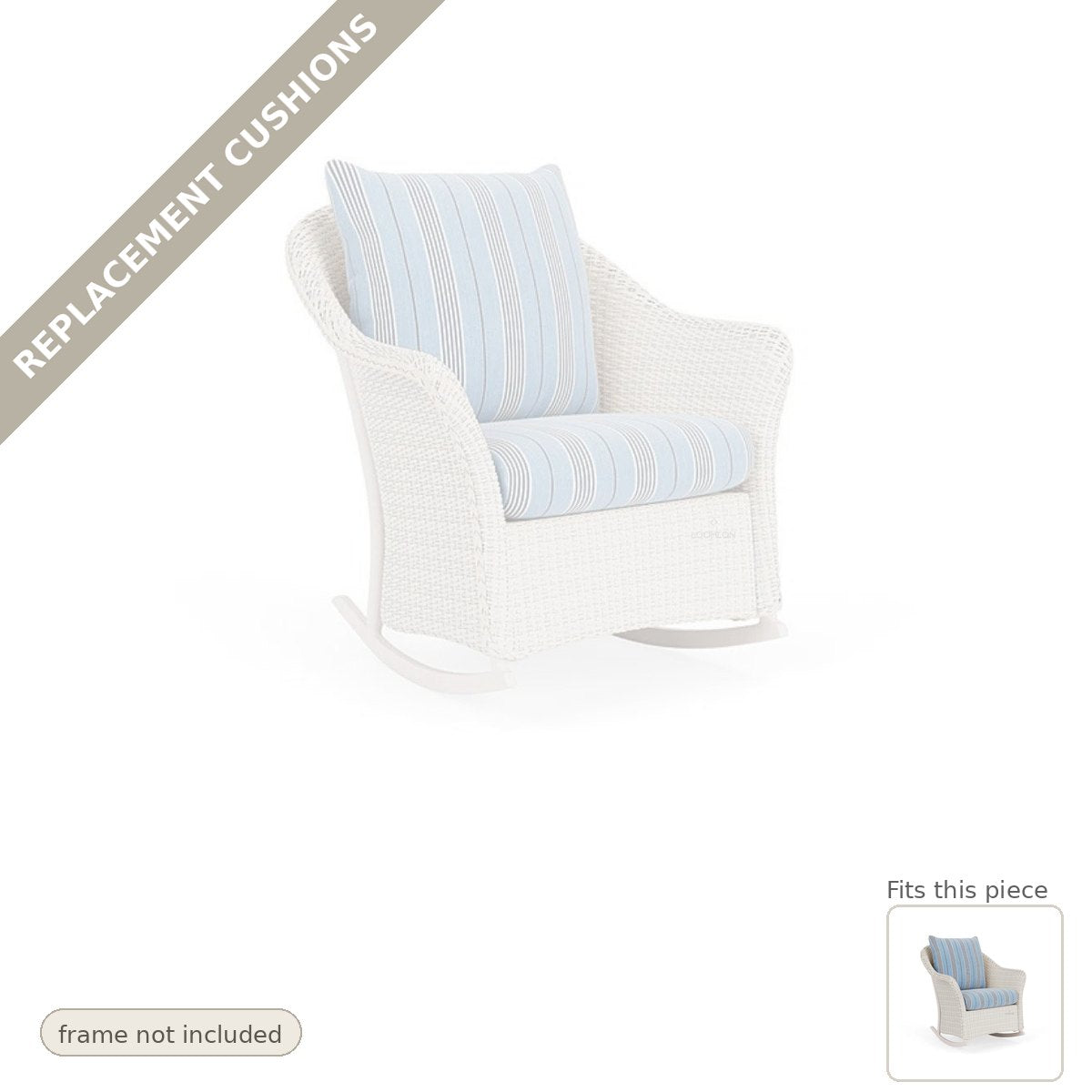Cushions: Weekend Retreat Replacement Cushions For Lounge Rocker - Commercial Grade