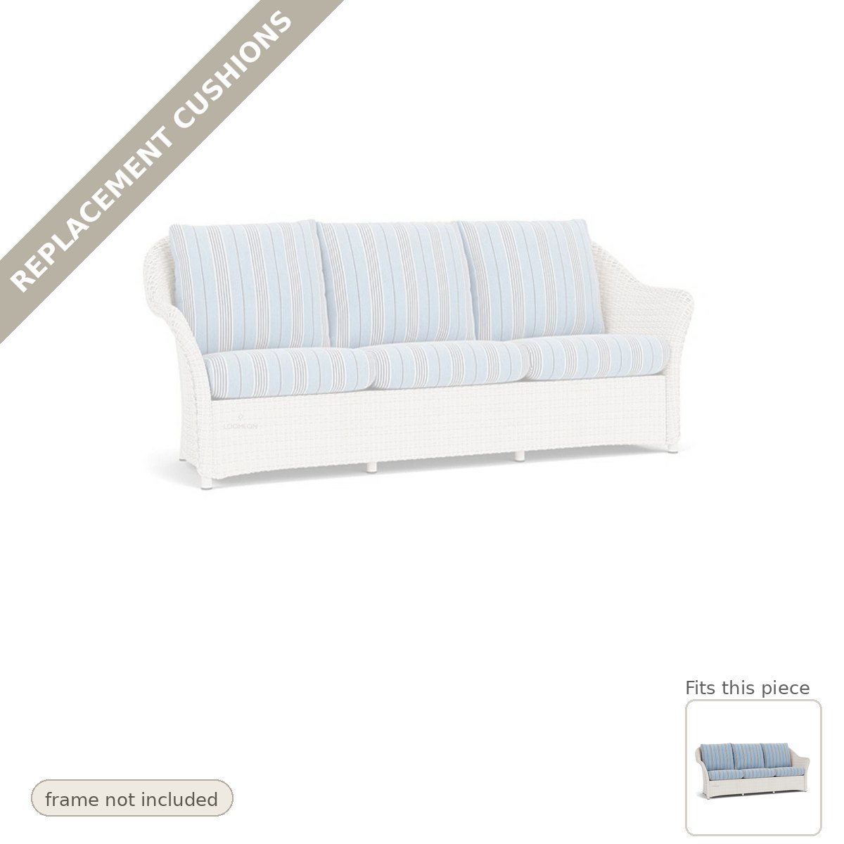 Cushions: Weekend Retreat Outdoor Replacement Cushions For Sofa - Commercial Grade