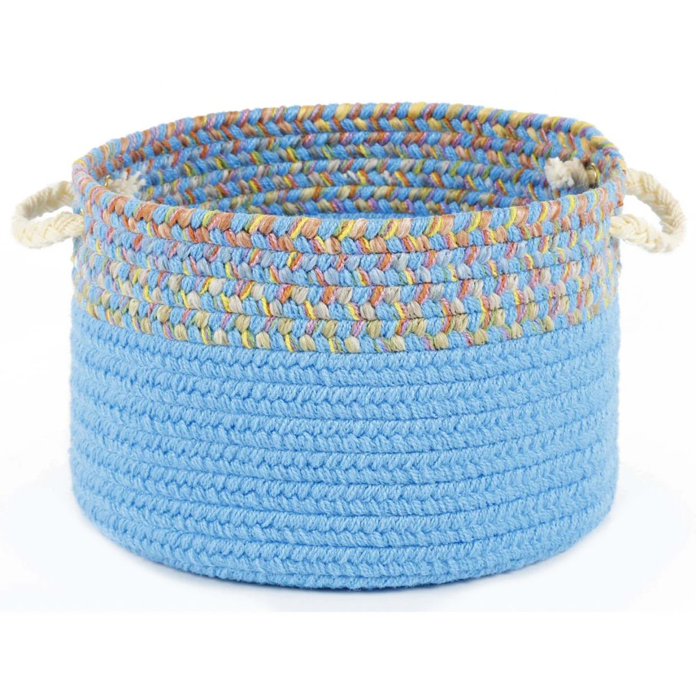 Rhody Rug Kids' Isle Braided Handmade Indoor-Outdoor Basket