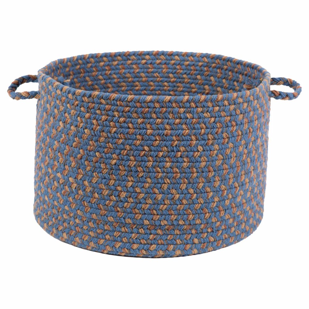 Rhody Rug Easy Living Braided Handmade Indoor-Outdoor Basket