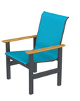 Leeward MGP Sling Outdoor Arm Chair -- view 6