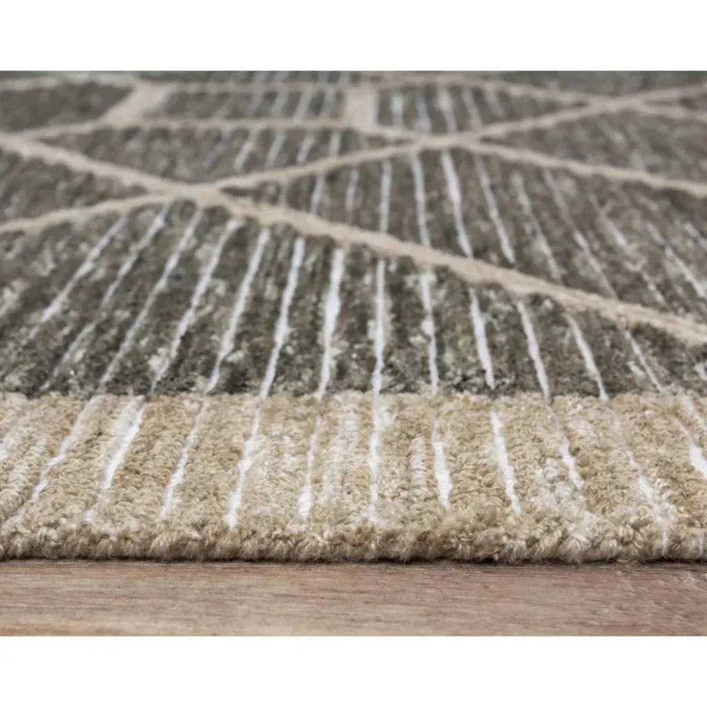 Dagh 5x7 Indoor Outdoor Brown Patio Rug - LOOMLAN - LOOMLAN - Outdoor Rugs