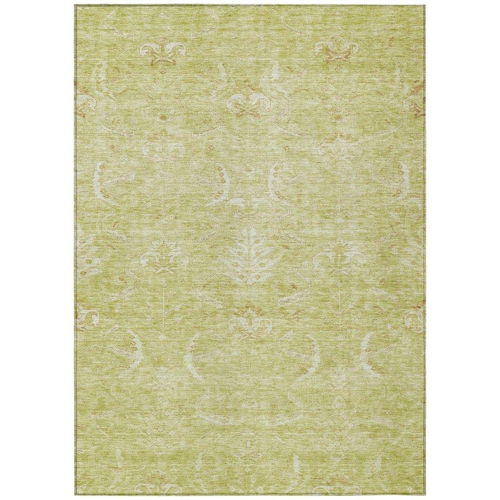 LOOMLAN Rugs Dahana Green Washable Indoor-Outdoor Rug