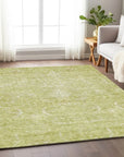 LOOMLAN Rugs Dahana Green Washable Indoor-Outdoor Rug