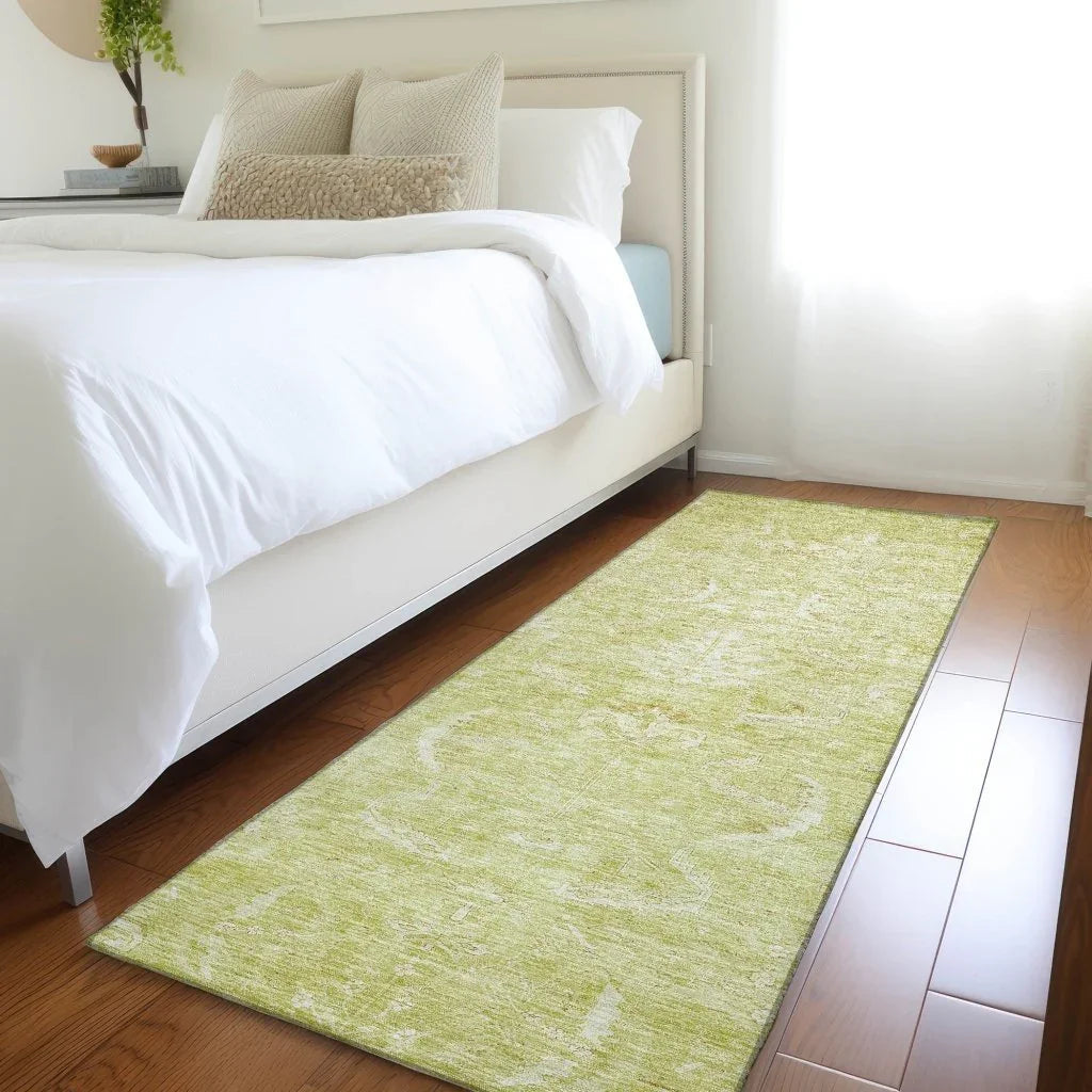 LOOMLAN Rugs Dahana Green Washable Indoor-Outdoor Rug