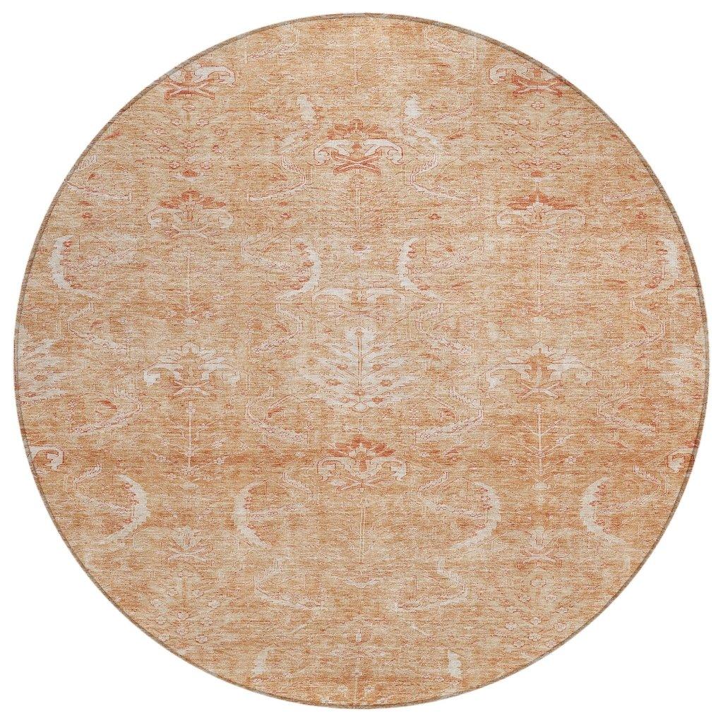 LOOMLAN Rugs Dahana Orange Washable Indoor-Outdoor Rug
