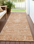 LOOMLAN Rugs Dahana Orange Washable Indoor-Outdoor Rug