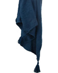 Dark Blue Outdoor Throw Blanket - LOOMLAN - LOOMLAN - Outdoor Blankets